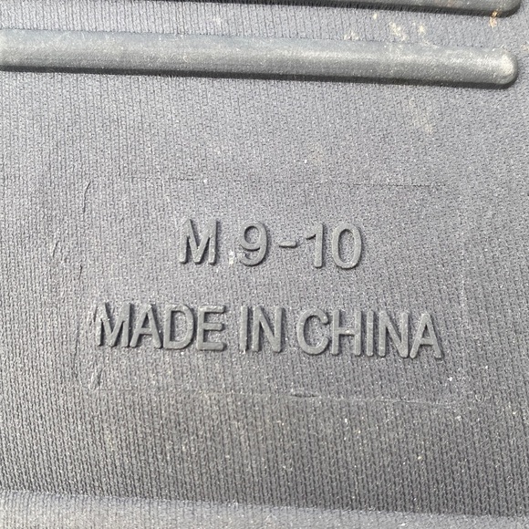 True Religion black denim slippers mens 9/10 faux fur soft comfy loungewear - Picture 8 of 8